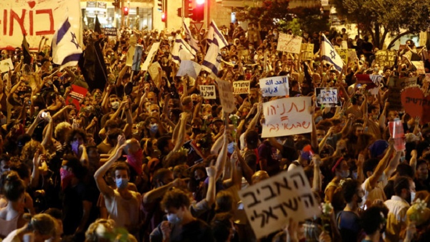 Mass demonstrations continue against Netanyahu's government
