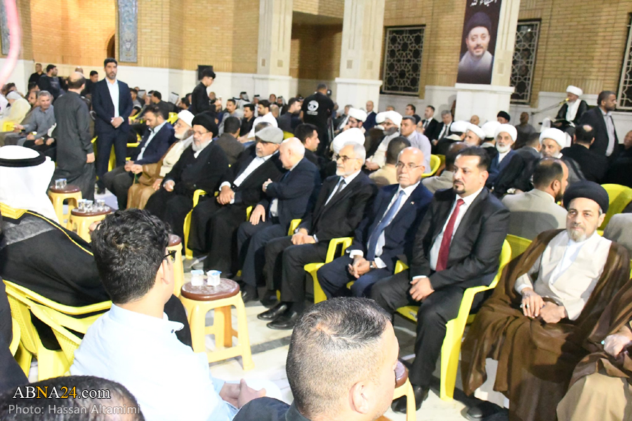 تقرير مصور / مجلس تأبين نجل الشهيد السيد محمد باقر الحكيم في النجف الأشرف