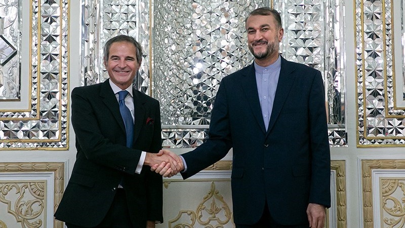 イラン外相がIAEA事務局長と会談