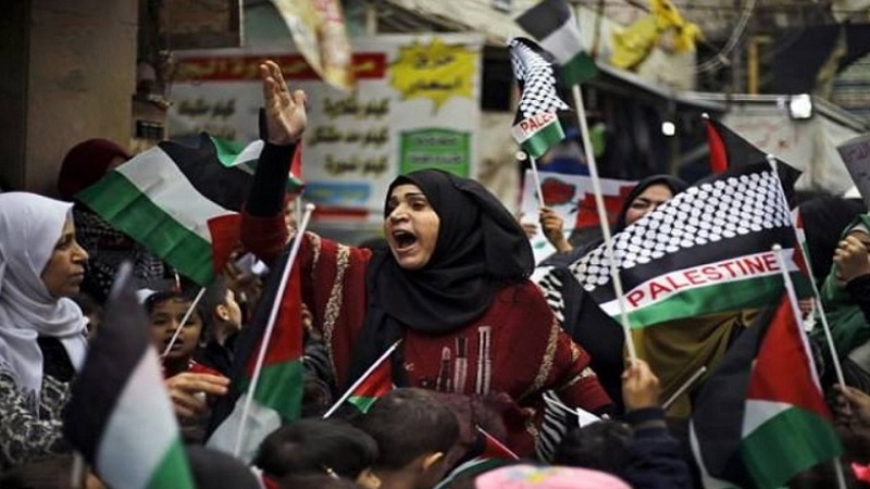 غزہ میں فلسطینیوں کے مظاہرے، اسرائیل سے انتقام لینے کا مطالبہ