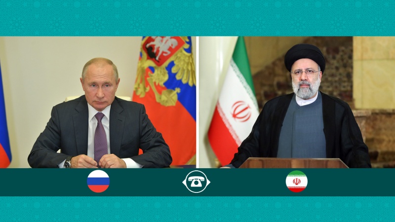 پەرەی هاریکاریی ئێران و وروسیا ، تەوەری وتووێژی تەلەفۆنیی پوتین و رەییسی