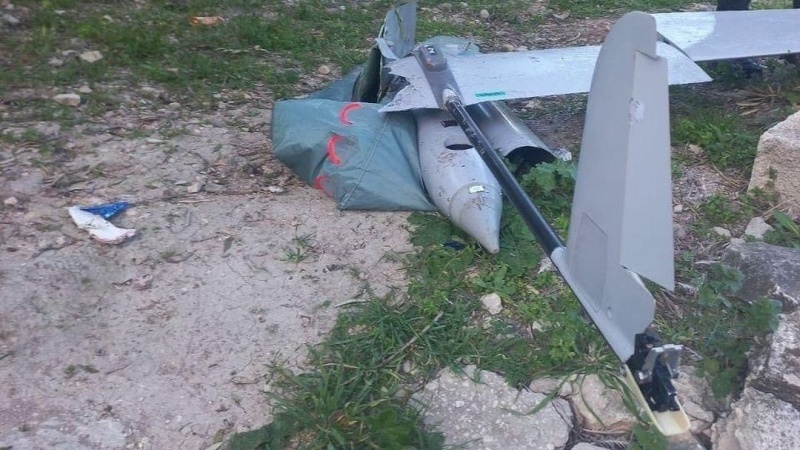 Combattenti palestinesi abbattono un drone sionista a South Jenin Combattenti palestinesi abbattono un drone sionista a South Jenin