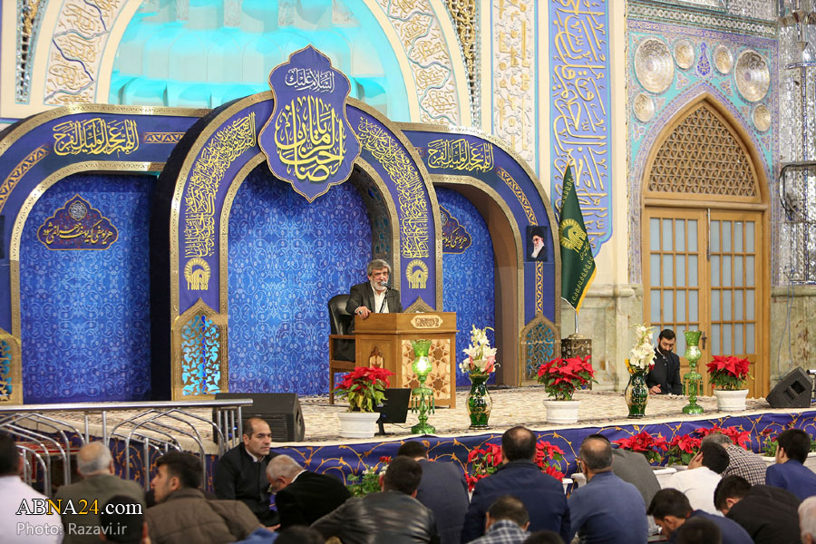 تقرير مصور / احتفال بمناسبة ولادة الإمام الحجة (ع) في حرم الإمام الرضا (ع) بمدينة مشهد المقدسة