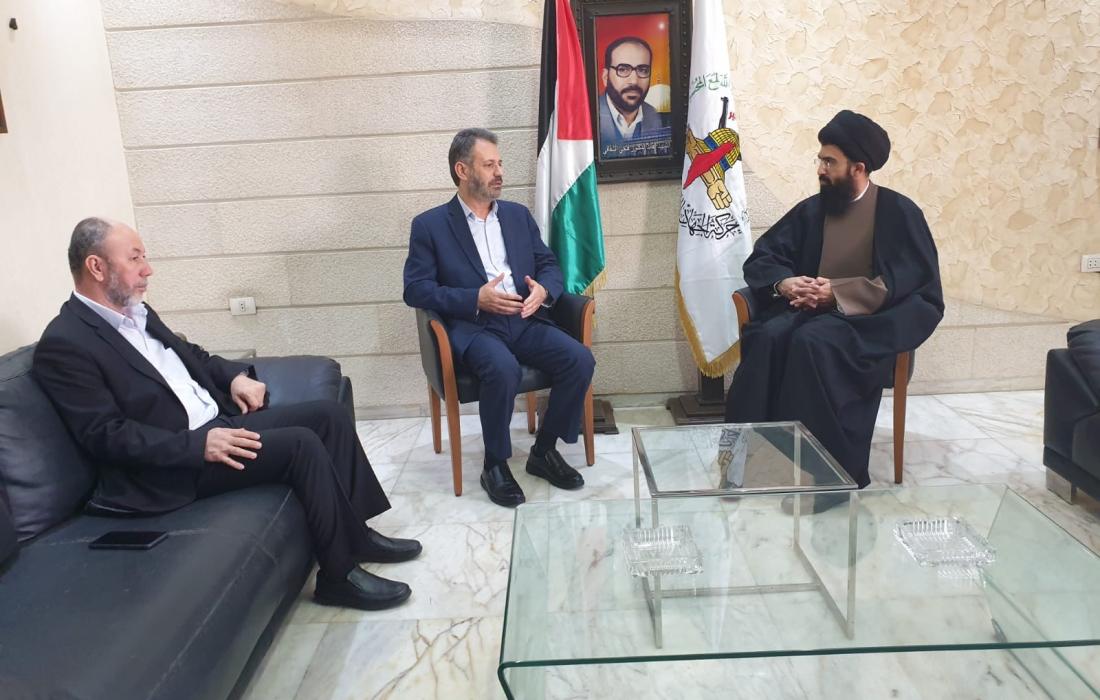 المستشار الثقافي الايراني بلبنان يؤكد لحركة الجهاد استعداد طهران التام لمواصلة الدعم للشعب الفلسطيني