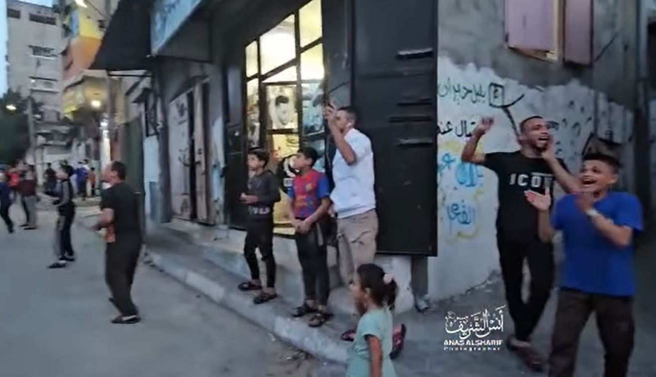 Watch: Gazan children cheer as Palestinian resistance responds to Israeli crimes with homemade rockets