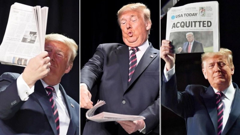 Реакция республиканцев в Сенате на осуждение Трампа по делу о моральном скандале