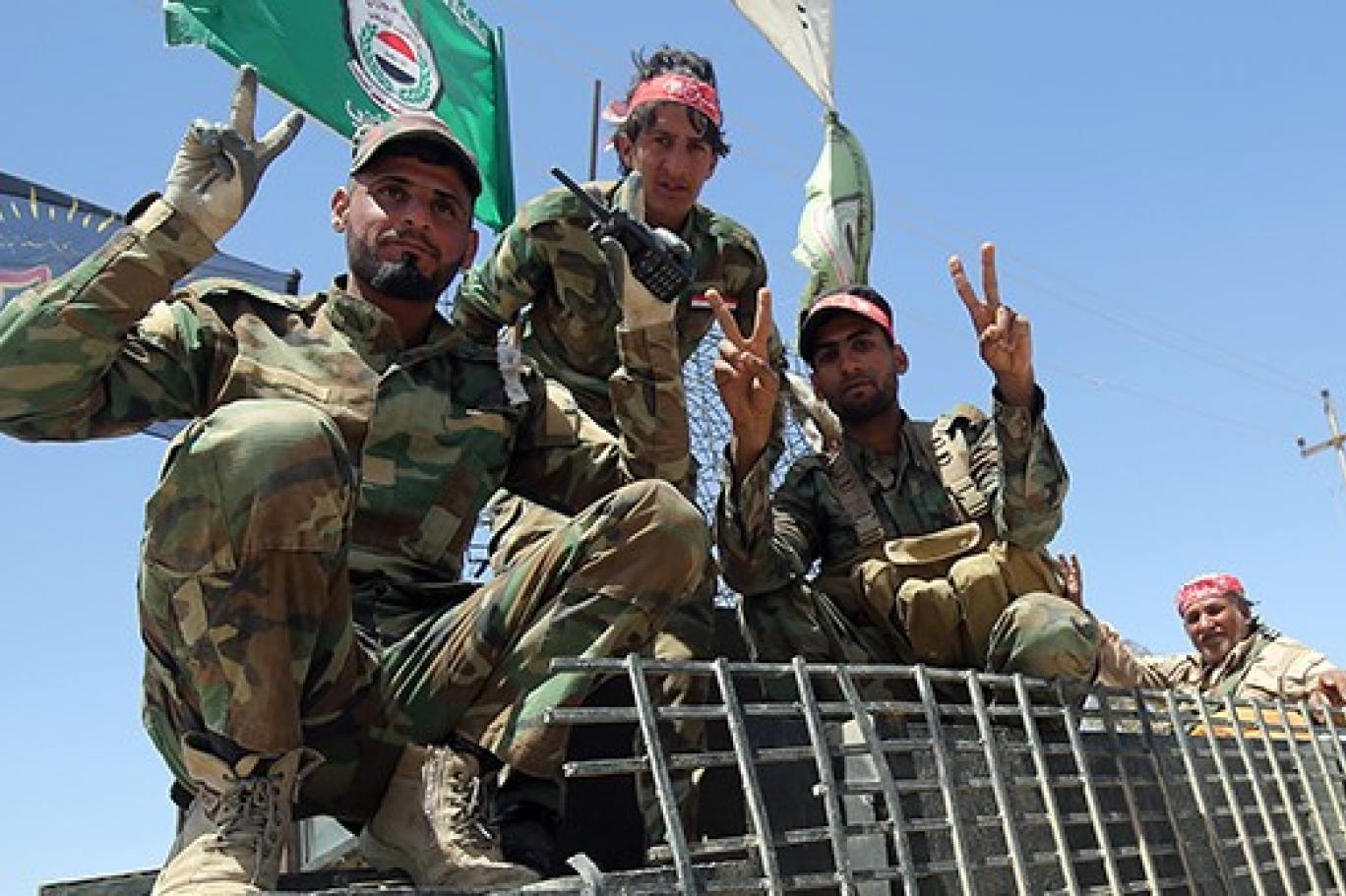 الحشد الشعبی یک گروه جنایتکار متعلق به حزب بعث را سرنگون کرد