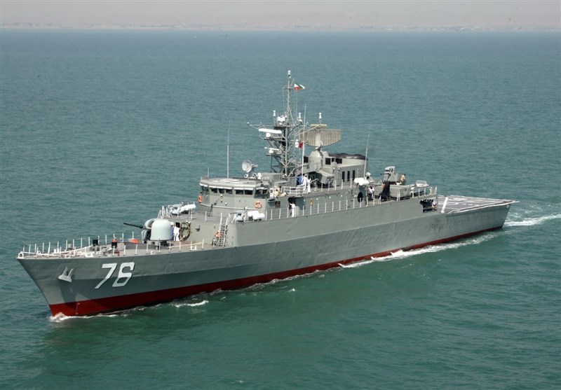 Iranian naval group kasama ang dalawang locally made destroyer ang dumating sa Gulpo ng Aden