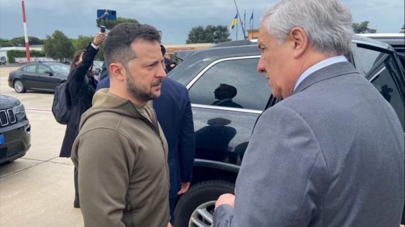 Ucraina, Zelensky è arrivato a Roma