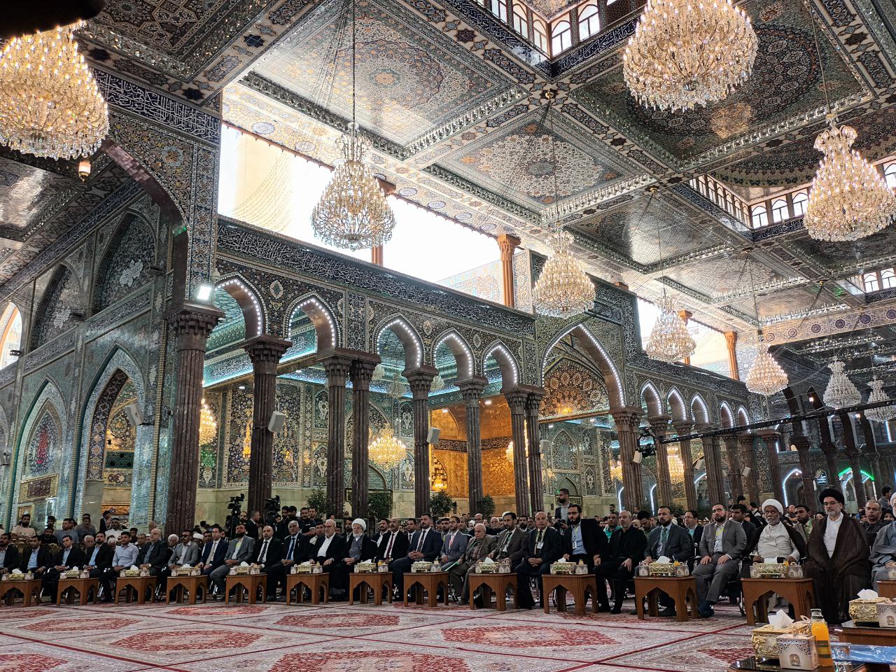 افتتاح مؤتمر الاستشراق والامام الحسين (ع) تحت شعار " الامام الحسين عالمية خلود"