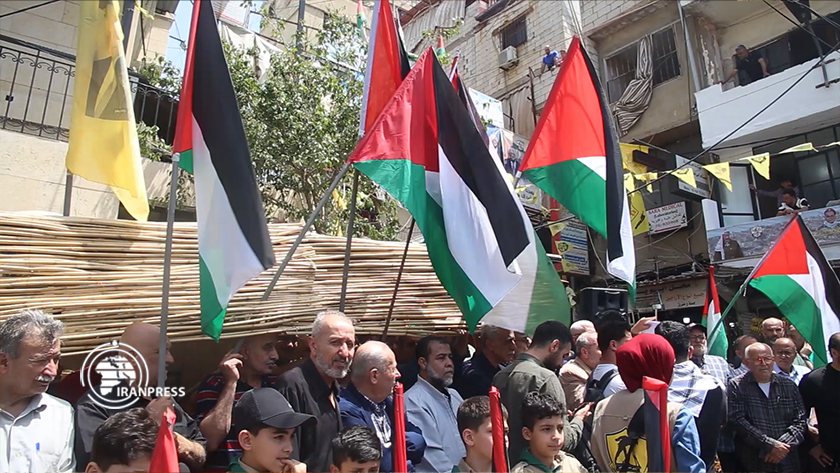 Pro-Palestinian people declare solidarity with Gazan and Resistance in Beirut