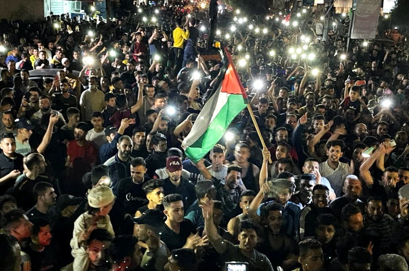 Palestinians celebrate victory as Israel yields to Resistance terms