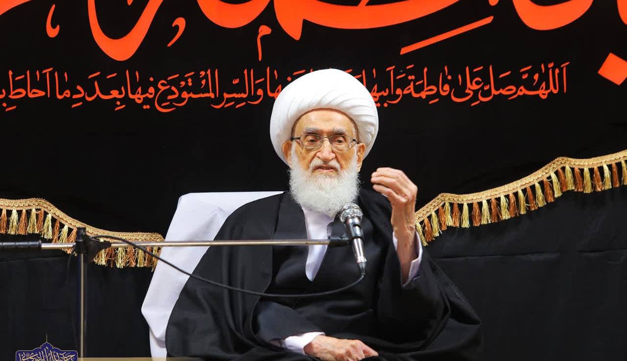 برگزاری مراسم عزاداری شهادت امام صادق (ع) با حضور آیت الله نوری همدانی