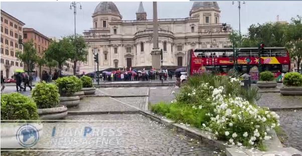 Демонстрации против сионистского режима в Риме по случаю Дня Накба