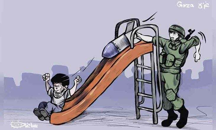 کاریکاتور/ کشتار کودکان در غزه