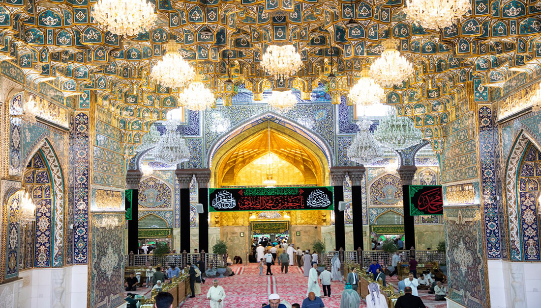 Ang dambana ng Husseiniya ay naghahanda upang gunitain ang pagkamartir ni Imam Jaafar Al-Sadiq (AS)