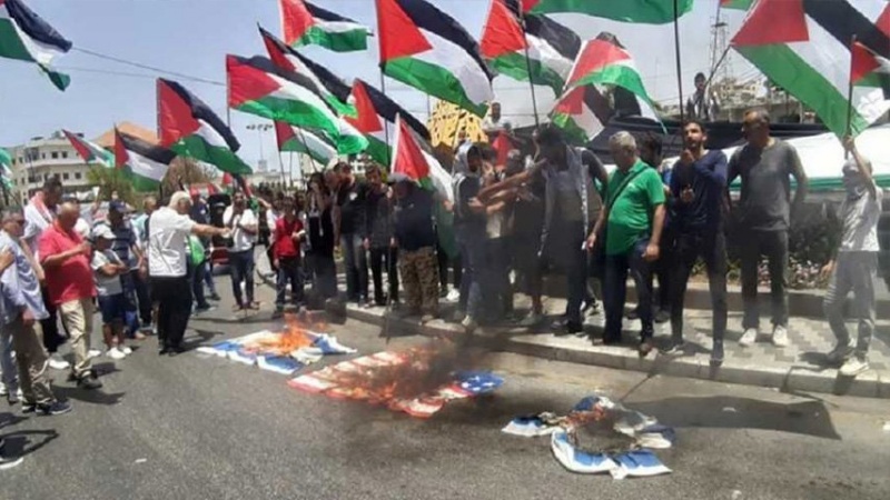 Hamas, İsrail bayrağının yürüyüşüne karşı çıktı