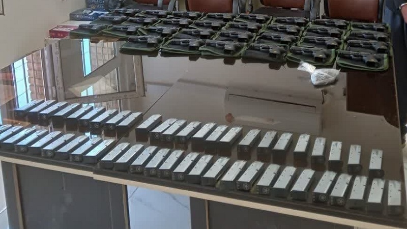 Ülke batısında 30 adet tabanca ele geçirildi