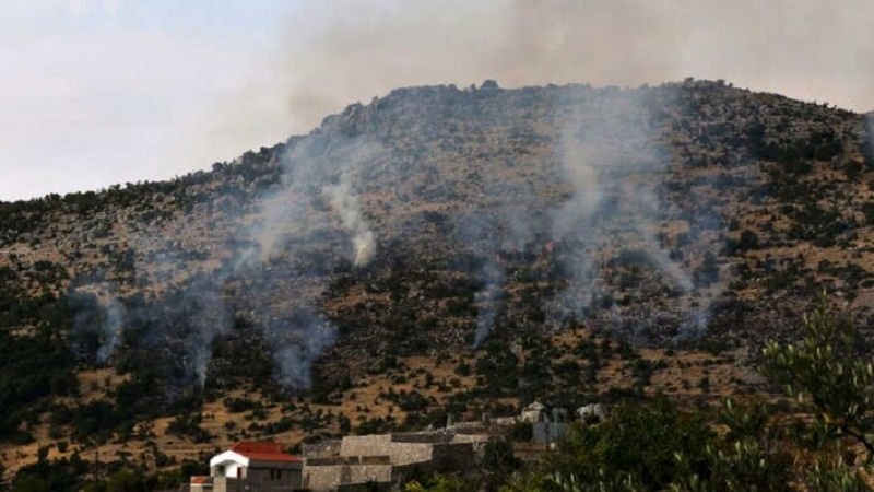 بوردومانی باکوری عێراق لەلایەن فڕۆکە بێ فڕۆکەوانەکانی تورکیاوە