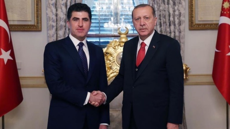Nêçîrvan Barzanî aşkira pişta Erdogan girt