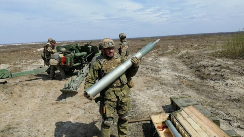 Russland hat in Donezk 200 Tonnen ukrainische Militärausrüstung zerstört