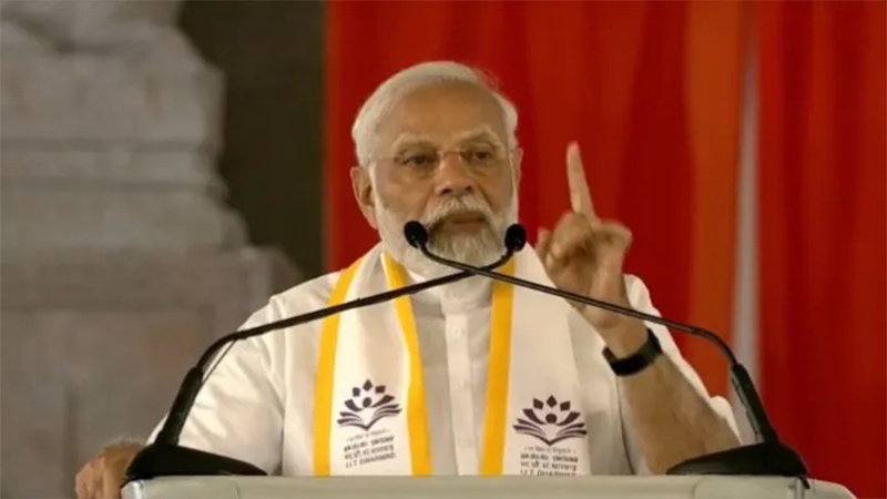 कांग्रेस ने कर्नाटक को आतंकिवादियों के रहमोकरम पर छोड़ दिया थाः नरेन्द्र मोदी