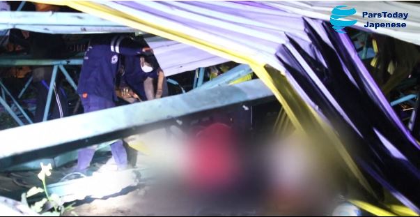 タイで暴風雨により学校設備の屋根崩落、7人死亡