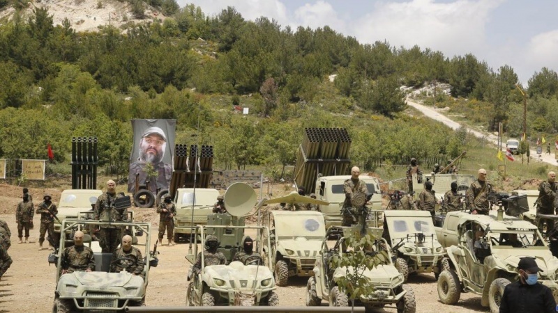 Meşqa leşkerî ya Hizbullaha Libnanê; Nîşandana hêza xwefirran û şerkirinê ya Libnanê