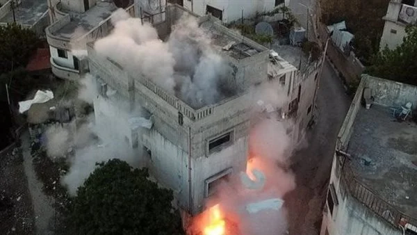 ইসরায়েলি হামলায় বিস্ফোরিত শহীদ আল-খাজা’র বাড়ি + ভিডিও