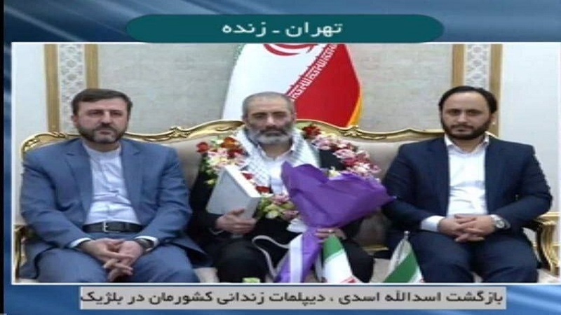 Mwanadiplomasia wa Iran, Assadollah Assadi, aliyekamatwa Ubelgiji arejea nchini