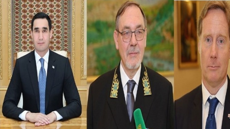 Дидори сафирони ҷадиди Русия ва Англистон бо раиси Ҷумҳурии Туркманистон