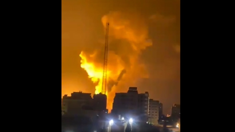 Rezim Zionis Bombardir Gaza