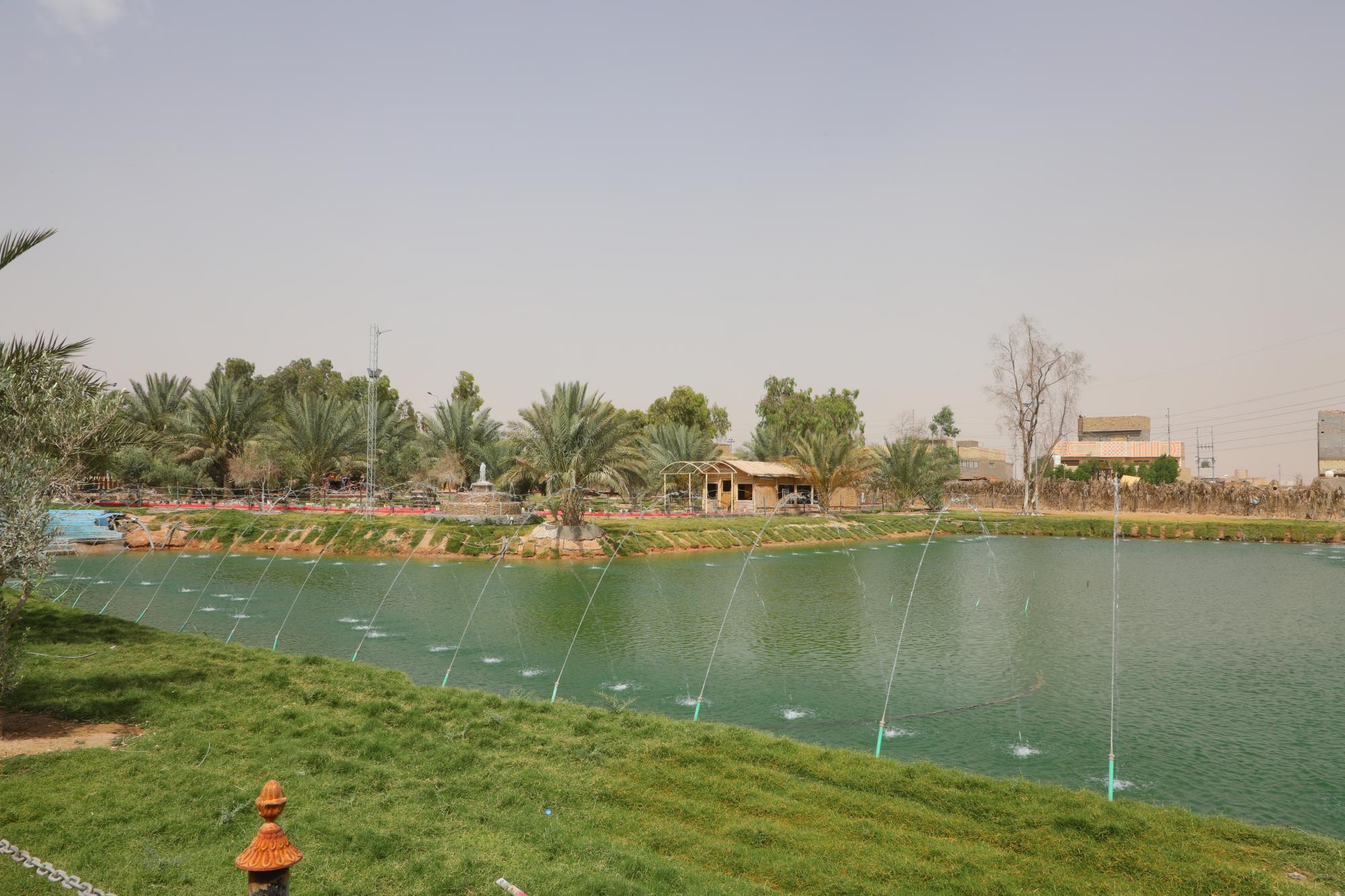 Al-Abbas shrine continues rehabilitation and afforestation of Green Belt project (+Photos)