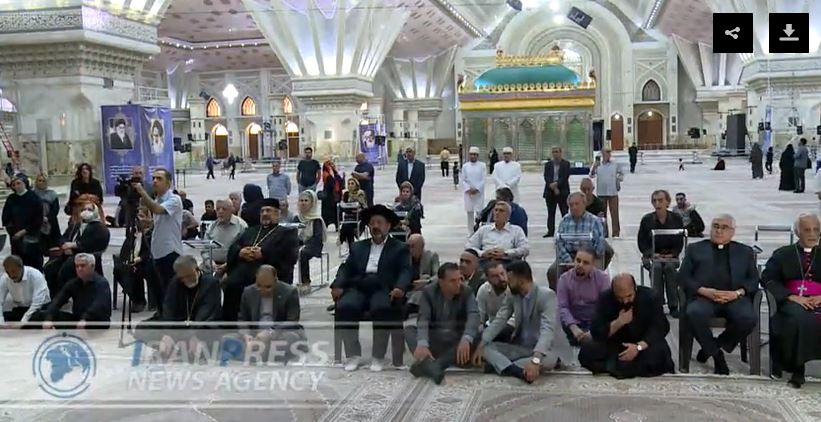  Followers of divine religions pay respects to Imam Khomeini's legacy