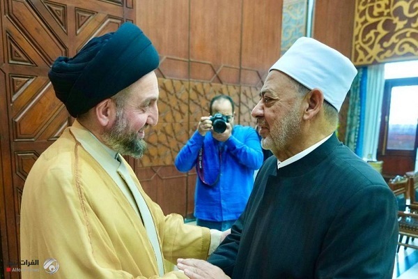 Senior Iraqi Shia cleric meet Grand Imam of Al-Azhar in Cairo