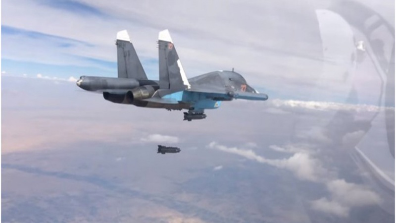 Jet-Jet Tempur Rusia Bombardir Markas Teroris di Suriah
