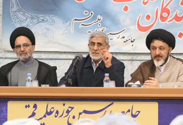 سردار قاآنی: قطعا پیش‌بینی رهبر انقلاب درباره رژیم صهیونیستی بر روی زمین نخواهد ماند/ ایران زندگی را برای قاتلان سیلمانی تنگ کرده است 