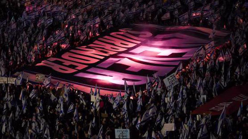  Thousands of Israelis hold protests against Netanyahu's ‘reforms’ for 18th straight week 
