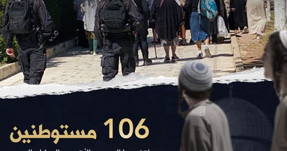 106 extremist Jewsh settlers defile Aqsa Mosque