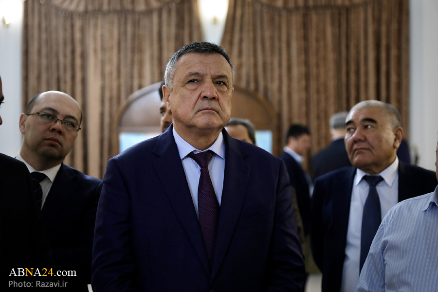 تقرير مصور / رئيس برلمان اوزبكستان يتشرف بزيارة العتبة الرضوية المقدسة في مشهد 