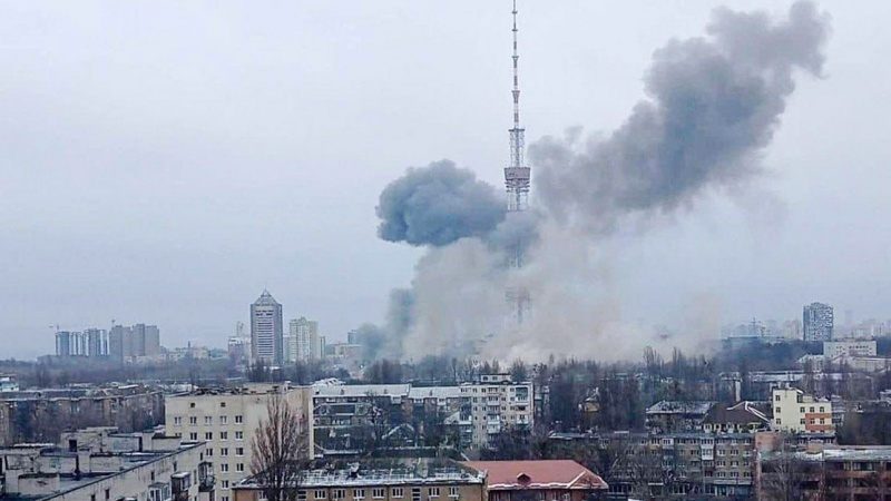 Ledakan Dahsyat Hantam Kyiv