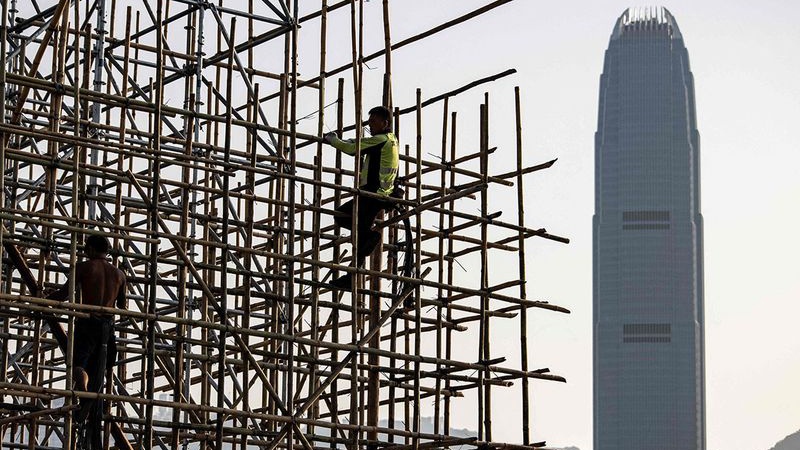 Perancah Bambu Hong Kong Melestarikan Teknik Kuno