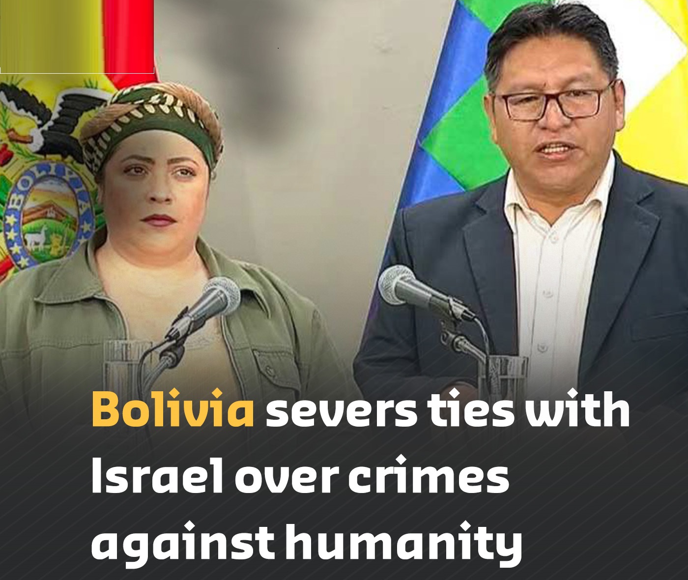 Video: Bolivia to sever its diplomatic relations with Israel regime in protest against its genocide in Gaza