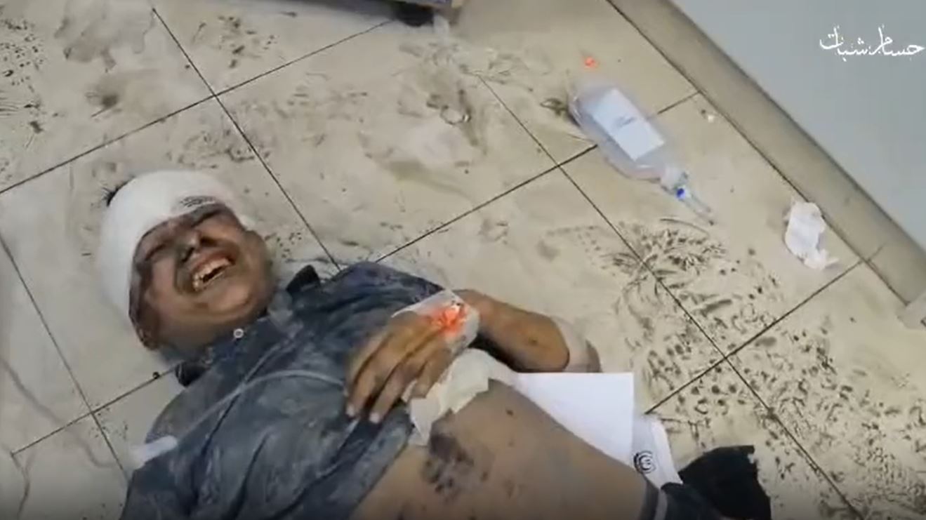 Video: Palestinian boy injured in Israeli attack on Gaza lies on hospital floor, begging for a sip of water