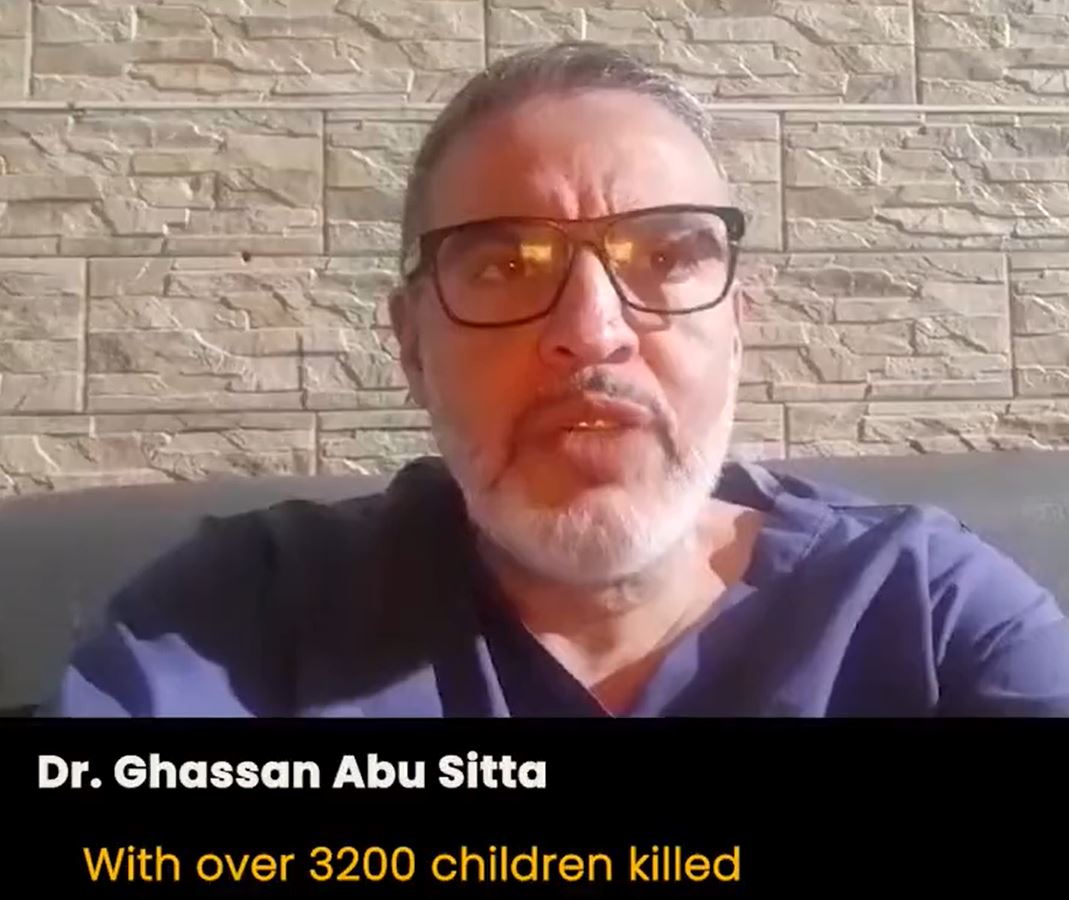 Video: Palestinian Dr at Al-Shifa hospital in Gaza talking about children massacre in Israeli aggressions