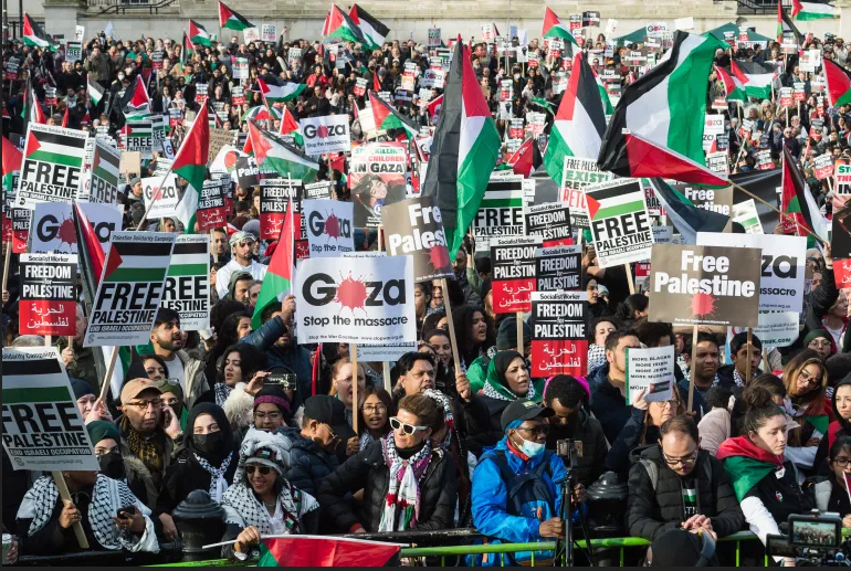 الشرطة تتأهب.. العاصمة البريطانية تترقب مسيرة حاشدة مؤيدة للشعب الفلسطيني الذي يتعرض للعدوان الصهيوني 
