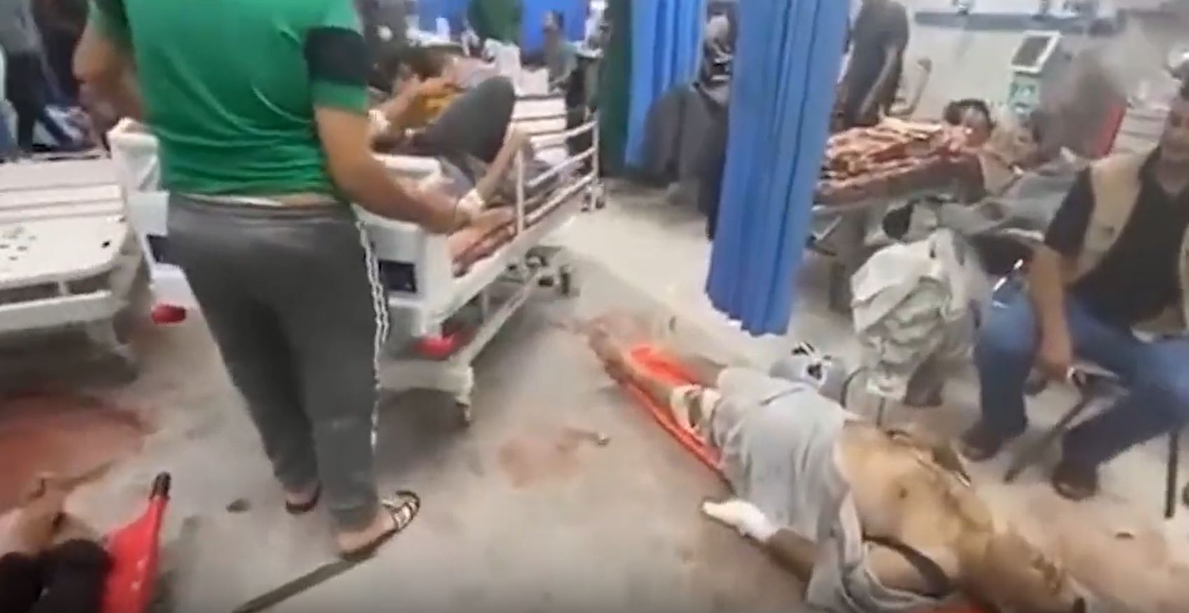 Video: Situation shortly before Israeli targeting of vicinity of Gaza Al-Shifa Hospital 
