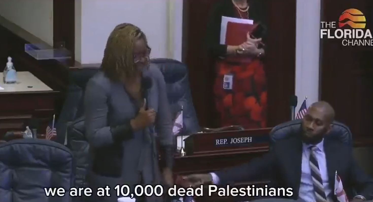 Video: Florida state rep Angie Nixon tears as she made plea for a ceasefire in Gaza