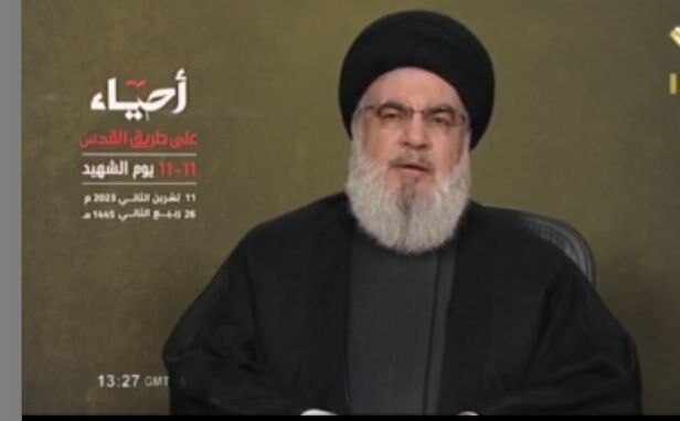  Nasrallah: EUA administram a guerra em Gaza