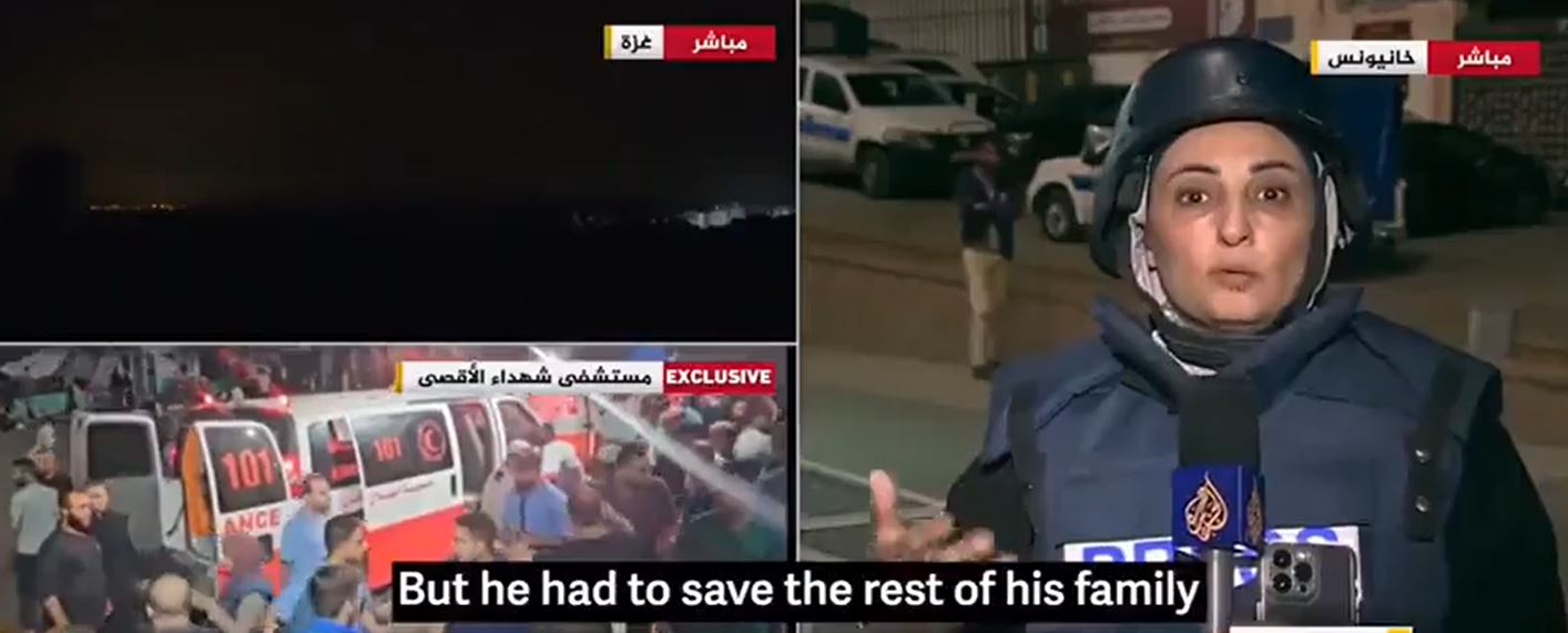 Video: Al-Jazeera journalist breaks down while describing grave humanitarian situation in Gaza